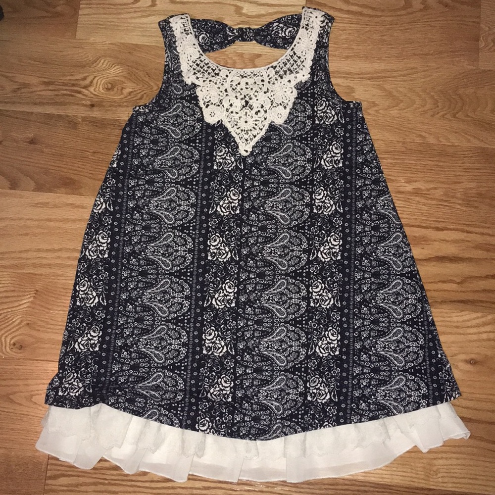 designed mini dress